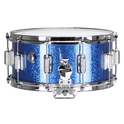Rogers Drums Dyna-sonic 14? X 6.5? 37-bsl Blue Sparkle - Beavertail