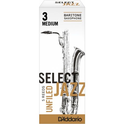D'ADDARIO - RICO SELECT JAZZ UNFILED BARITONE 3M