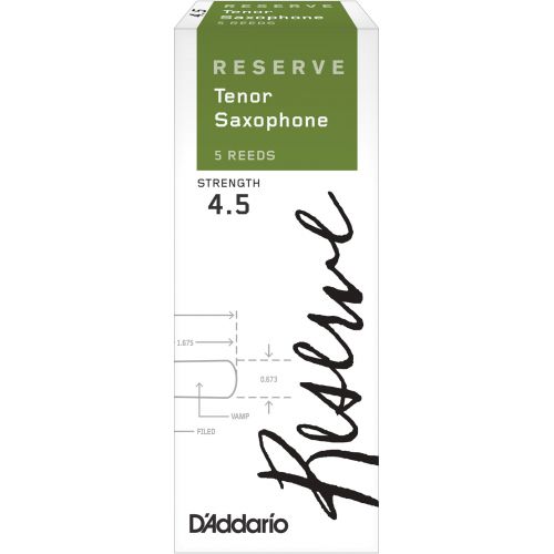 D'ADDARIO - RICO RESERVE TENOR SAXOPHONE REEDS 4.5