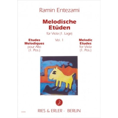 RIES UND ERLER ENTEZAMI RAMIN - MELODISCHE ETUDEN VOL.1 - ALTO 
