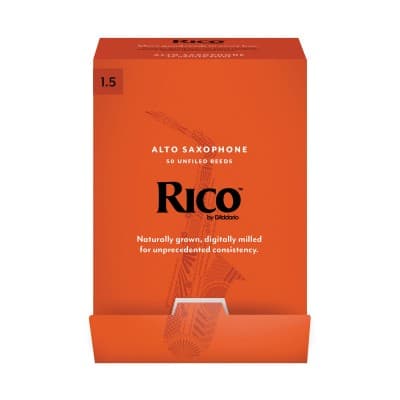 RJA0115-B50 - ALTO SAXOPHONE REEDS RICO PAR - FORCE1,5 - BOX OF50
