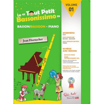HORNECKER JEAN - LE TOUT PETIT BASSONISSIMO VOL.1 - BASSON and PIANO