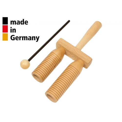 ROHEMA SMALL AGOGO BEECH 2 TONE WITH BEATER - 3+