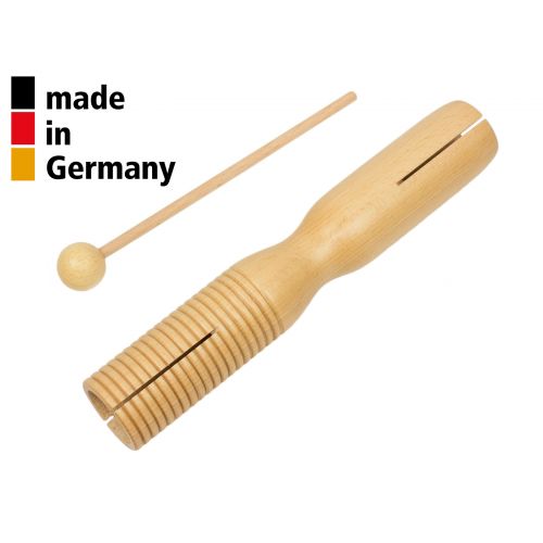 TONE BLOCK / GUIRO BEECH 2 TONE + BEATER - 3+