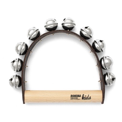 LEATHER HANDLE WITH 10 BELLS - HIGH PITCH - 1+