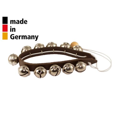 ROHEMA Ceinture Cuir 36CM - 11 Grelots - 3+