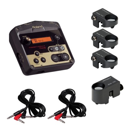 ROLAND BUNDLE TM-2 + RT-30K + RT-30H - TRIGGER MODULE MIDI PERCUSSION