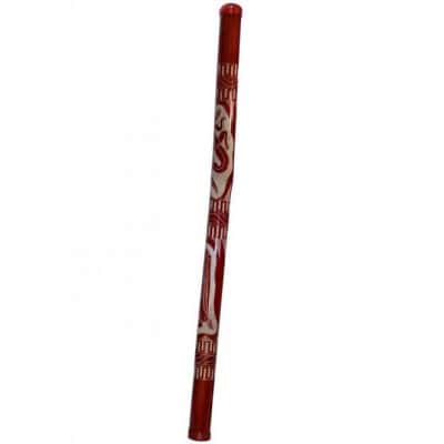 R-DB01 - DIDGERIDOO BAMBOO NATURAL CARVED 120 CM WITH BAG CLOTH