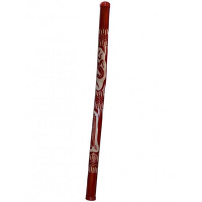 ROOTS PERCUSSION R-DB01 - DIDGERIDOO BAMBOO NATURAL CARVED 120 CM WITH BAG CLOTH