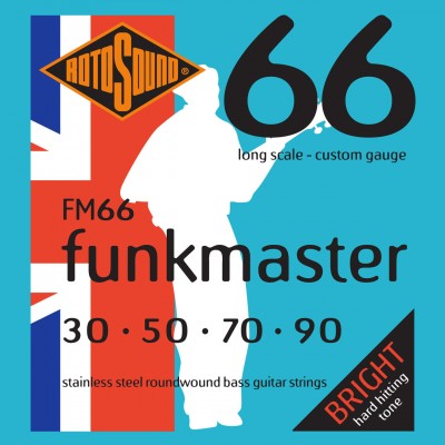 ROTOSOUND SWING BASS 66 FM66 STAINLESS STEEL FUNKMASTER 3090