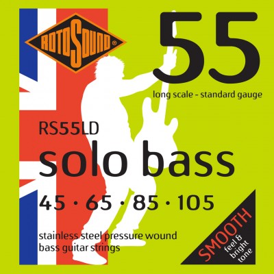 ROTOSOUND SOLO BASS 55 RS55LD LINEA PRESSURE WOUND 45105