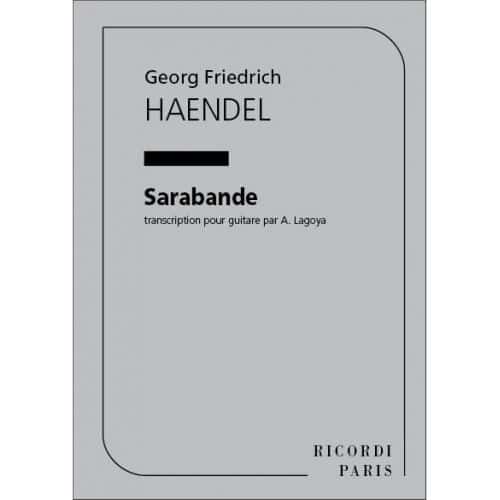 HAENDEL - SARABANDE - GUITARE