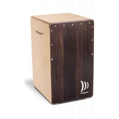 S-CP408ST - 2 IN ONE SNARE CAJON DARK OAK, SOFT TOUCH