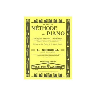 SCHMOLL - MÉTHODE DE PIANO VOL.2