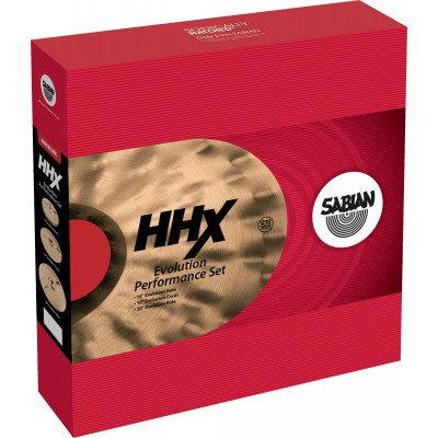 SABIAN HHX EVOLUTION PERFORMANCE + FREE 18" CRASH 15005XEBP
