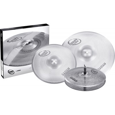 QTPC502 - QUIET TONE SILENT CYMBALS SET 13 - 14 - 18