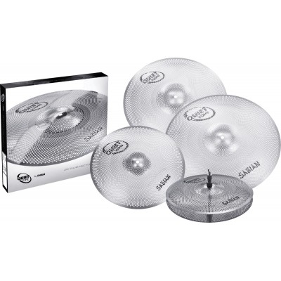 SABIAN QTPC504 - QUIET TONE SILENT CYMBALS SET 14 - 16 - 18 - 20" 