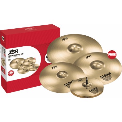 SABIAN XSR5005GB - XSR SET HARMONIC 14/16/20 + 18 CRASH