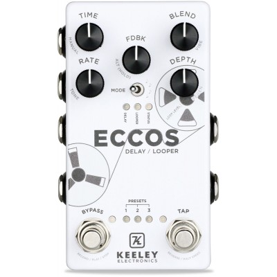 PEDAL KEELEY ECCOS DELAY LOOPER STEREO