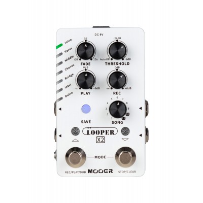 Stereo Looper X2 Blanc