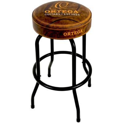 ORTEGA Tabouret 30" Noir Et Brun
