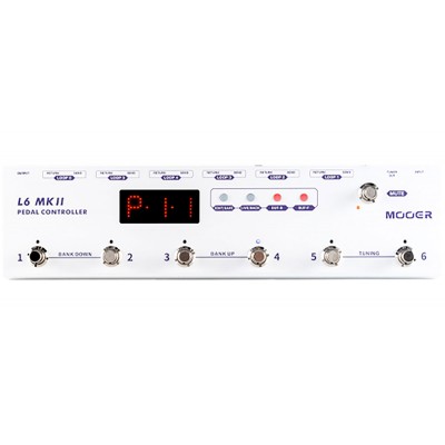 PEDALIER MOOER CONTROLLER L6 MKII BLANC