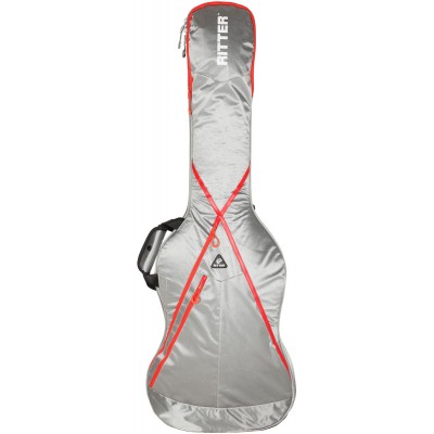 RITTER Electric Bass Gray Gigbag & Red
