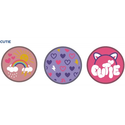 RITTER Set 3 Badges Ritter Cutie