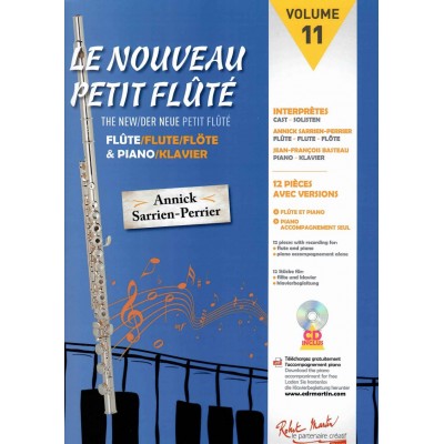 SARRIEN PERRIER A. - LE NOUVEAU PETIT FLUTE VOL.11 + CD