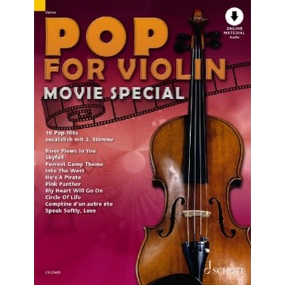 SCHOTT POP FOR VIOLIN MOVIE SPECIAL