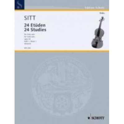 SITT HANS - 24 ETUDES VOL.1 OP.32 - ALTO