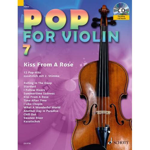 SCHOTT POP FOR VIOLIN BAND 7 - VIOLON