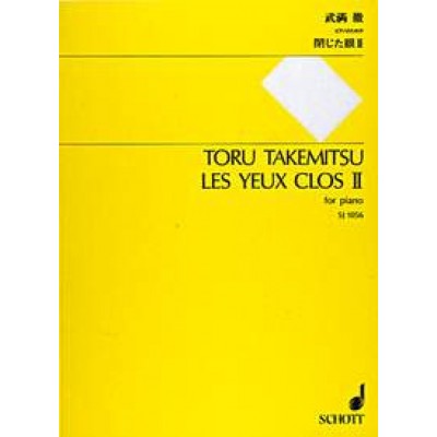 TAKEMITSU TORU - LES YEUX CLOS II - PIANO