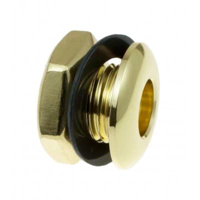 AVH1-BR - DIE CAST AIR VENT GROMMET BRASS 16MM