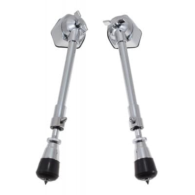 BDS10 - ADJUSTABLE STRAIGHT BASS DRUM SPURS (X2)