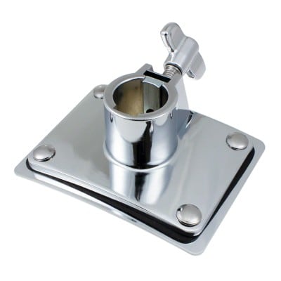 BDTH2 - BASS DRUM BRACKET - TOM HOLDER MOUNTING PLATE TUBE 1