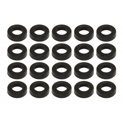 CB-B - NYLON WASHER FOR TENSION RODS - BLACK (X20)