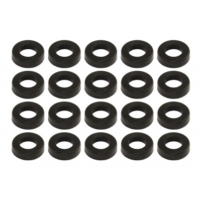 SPAREDRUM CB-B - NYLON WASHER FOR TENSION RODS - BLACK (X20)
