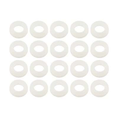 CB-W - NYLON WASHER FOR TENSION RODS - WHITE (X20)