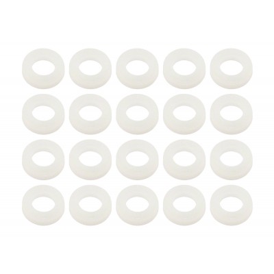 SPAREDRUM CB-W - NYLON WASHER FOR TENSION RODS - WHITE (X20)