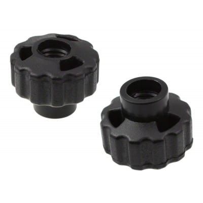 CNP8 - M8 PLASTIC WING NUT / SCREW (X2)