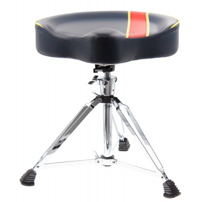 SPAREDRUM PRO DRUM THRONE BLUE SADDLE SHAPED DOUBLE-BRACED LEGS