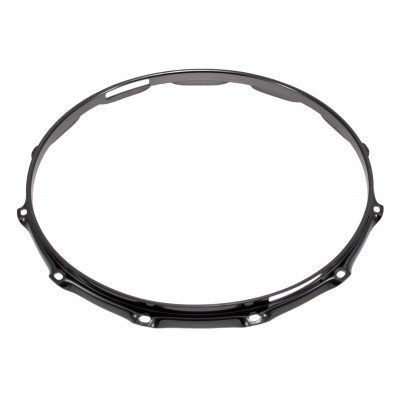 SPAREDRUM H23-14-12S-BK - 14" SPANNREIFEN SNAREUNTERSEITE 12-LOCH SCHWARZE SUPER DREIFACHE FLANSCH 2.3MM