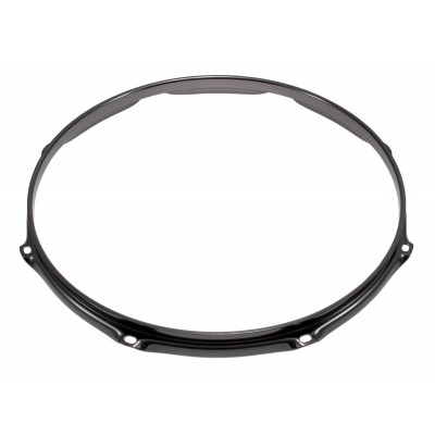 SPAREDRUM H23-15-8BK - 15" 8 HOLES BLACK 2.3MM SUPER TRIPLE FLANGE DRUM HOOP