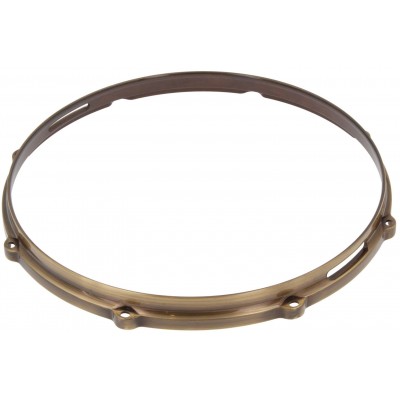 SPAREDRUM Hdc3-14-8Svbb 14" 8 Holes Snare Side 3Mm Die Cast Drum Hoop Vintage Brushed Brass