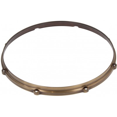 SPAREDRUM Hdc3-16-8Vbb 16" 8 Holes Black 3Mm Die Cast Drum Hoop Vintage Brushed Brass