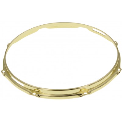 SPAREDRUM HS23-13-8SBR - 13" Spannreifen Snareunterseite 8-Loch Goldfarbene S-Stil dreifache Flansch 2.3mm