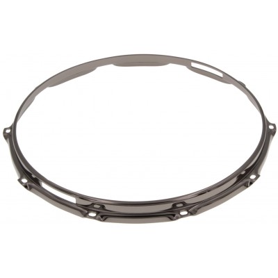 SPAREDRUM HS23-14-10SBK - 14" 10 Holes Snare Side Black 2.3mm S-Style Triple Flange Drum Hoop