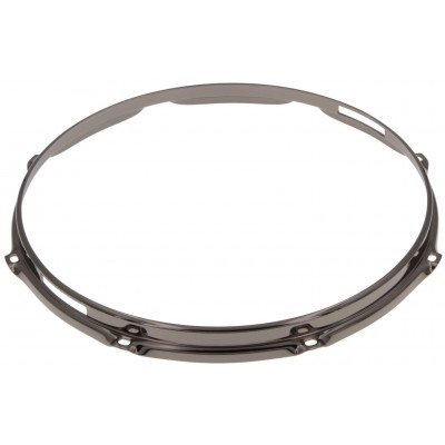 SPAREDRUM HS23-14-8SBK - 14" Spannreifen Snareunterseite 8-Loch Schwarze S-Stil dreifache Flansch 2.3mm
