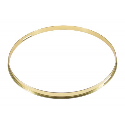 SPAREDRUM HSFB23-14SBR - 14" SNARE SIDE 2.3MM BRASS SINGLE FLANGE DRUM HOOP